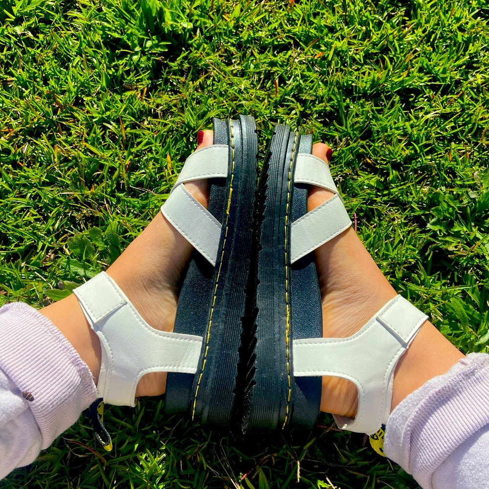 Shein fake doc martens sandals 🪐